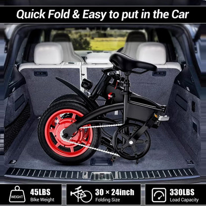 Wind Horse C19 Folding Electric Bike — 1-Year Warranty Included