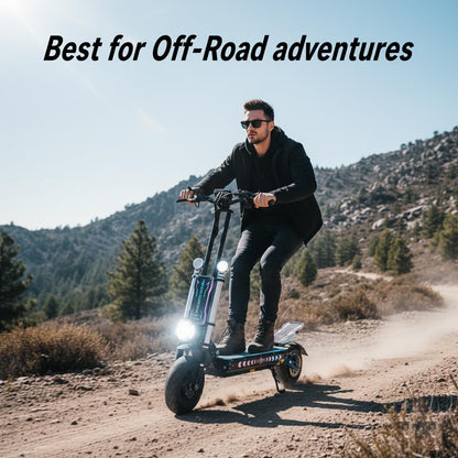 Wind Horse 3000W Dual-Motor Electric Scooter – 120 km Range, 85 km/h Top Speed – H3 Model