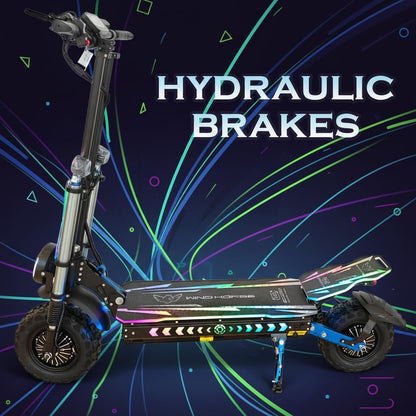 Wind Horse 3000W Dual-Motor Electric Scooter – 120 km Range, 85 km/h Top Speed – H3 Model