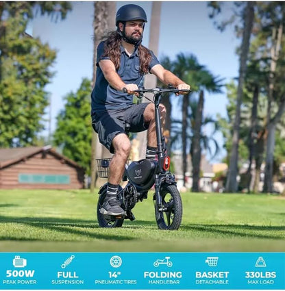 Wind Horse 500 W trottinette électrique - autonomie de 25-35 km, vitesse maximale de 35 km/h, W3