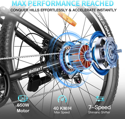 Wind Horse Urban Electric Bike - White, F3