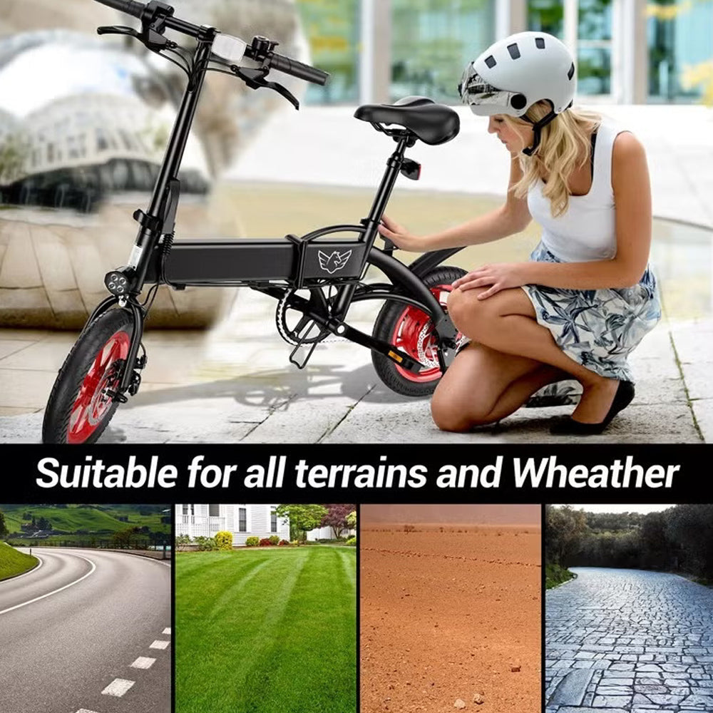 Wind Horse C19 Folding Electric Bike — 1-Year Warranty Included