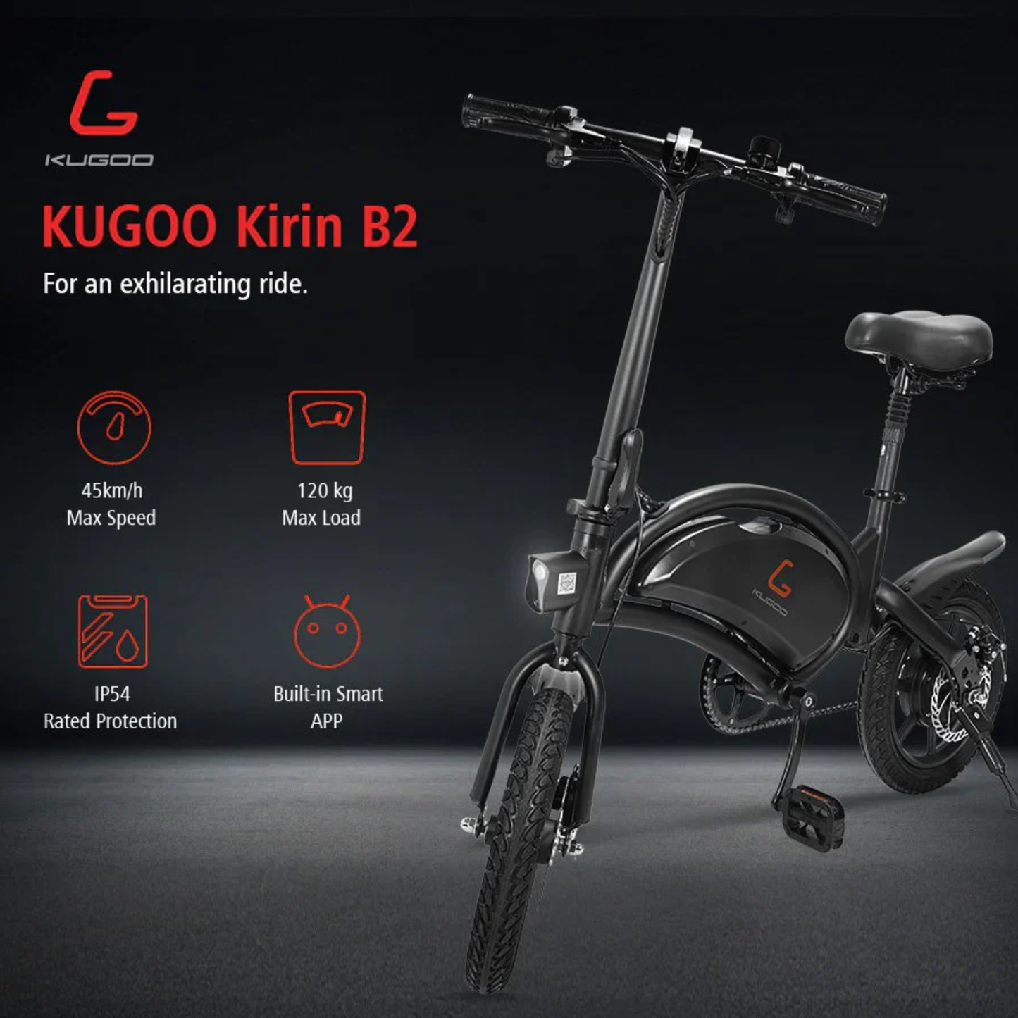 Kugoo V1 Trottinette électrique – Élégante et pliable, pour les déplacements en ville