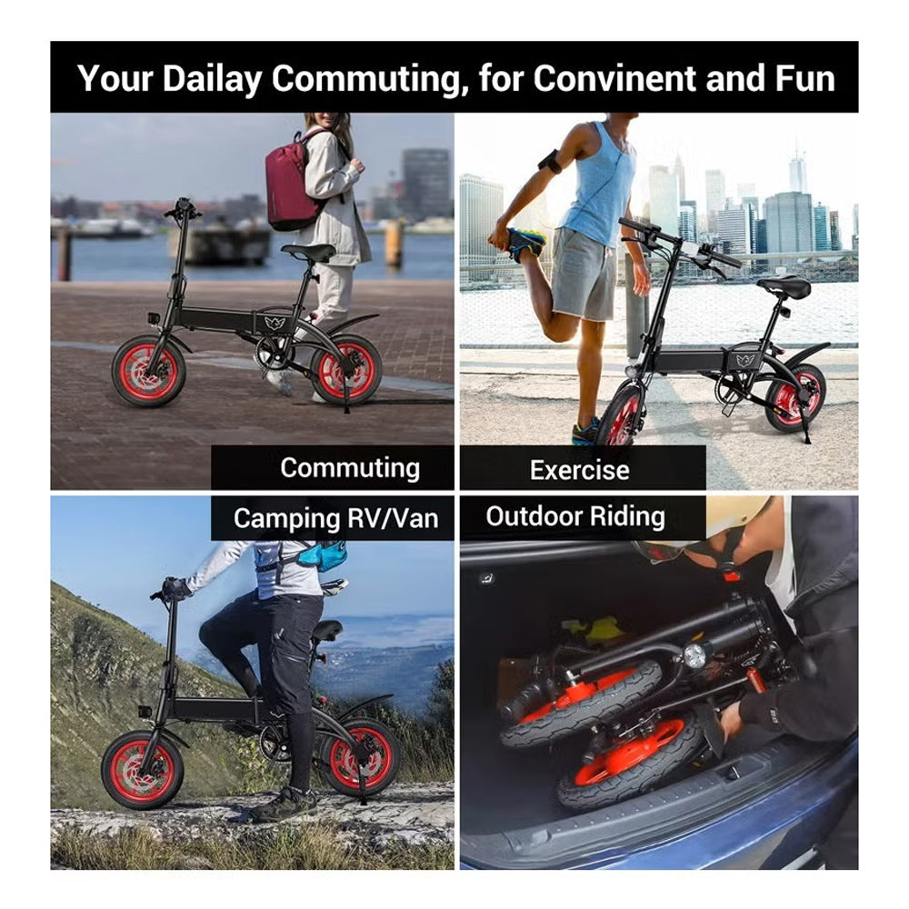 Wind Horse C19 Folding Electric Bike — 1-Year Warranty Included